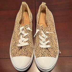 Maurices Tan Leopard Print Women's Sneakers Size 7.5